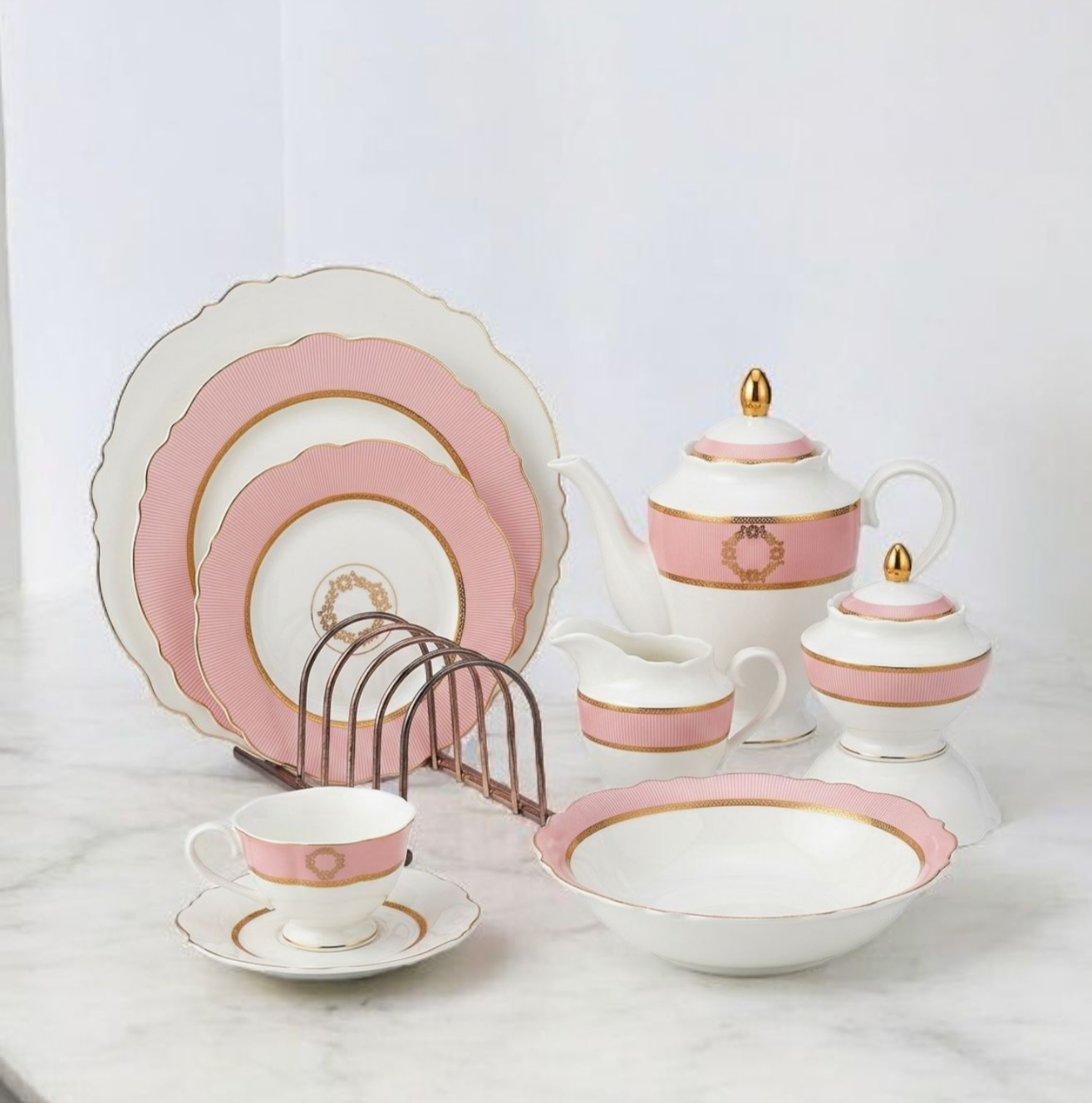 Blush Royale Porcelain Dinnerware Collection