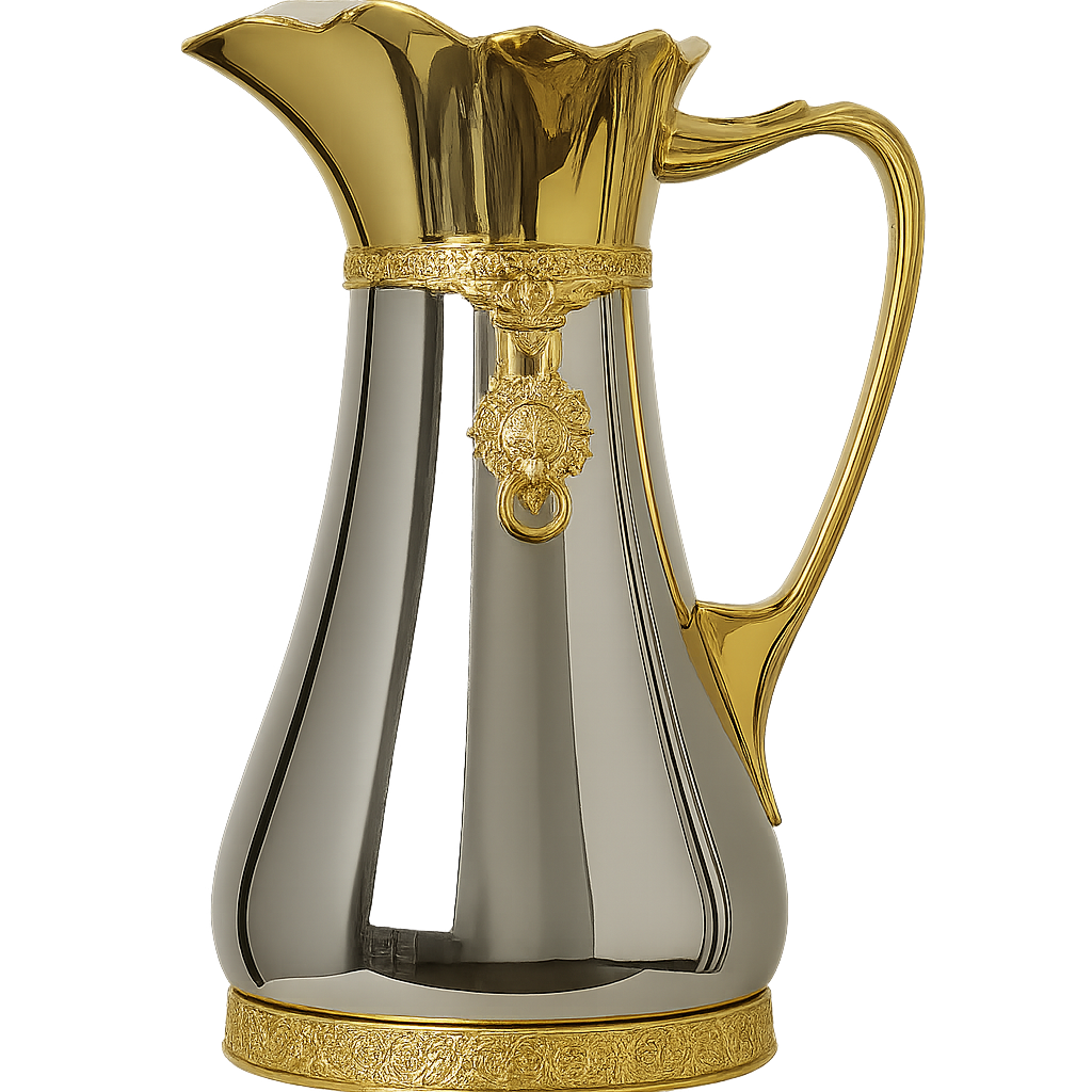 Royal Silver & Gold Thermos – Majestic Presentation