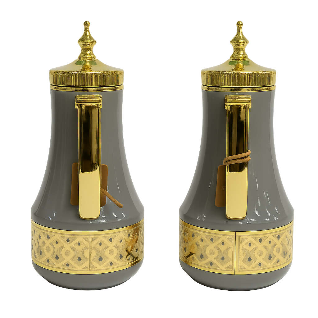 Charcoal Elegance Thermos Set