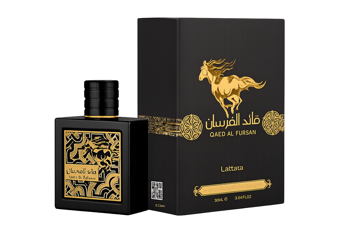 Lattafa Qaed Al Fursan for Men Eau de Parfum Spray, 3.04 Ounce