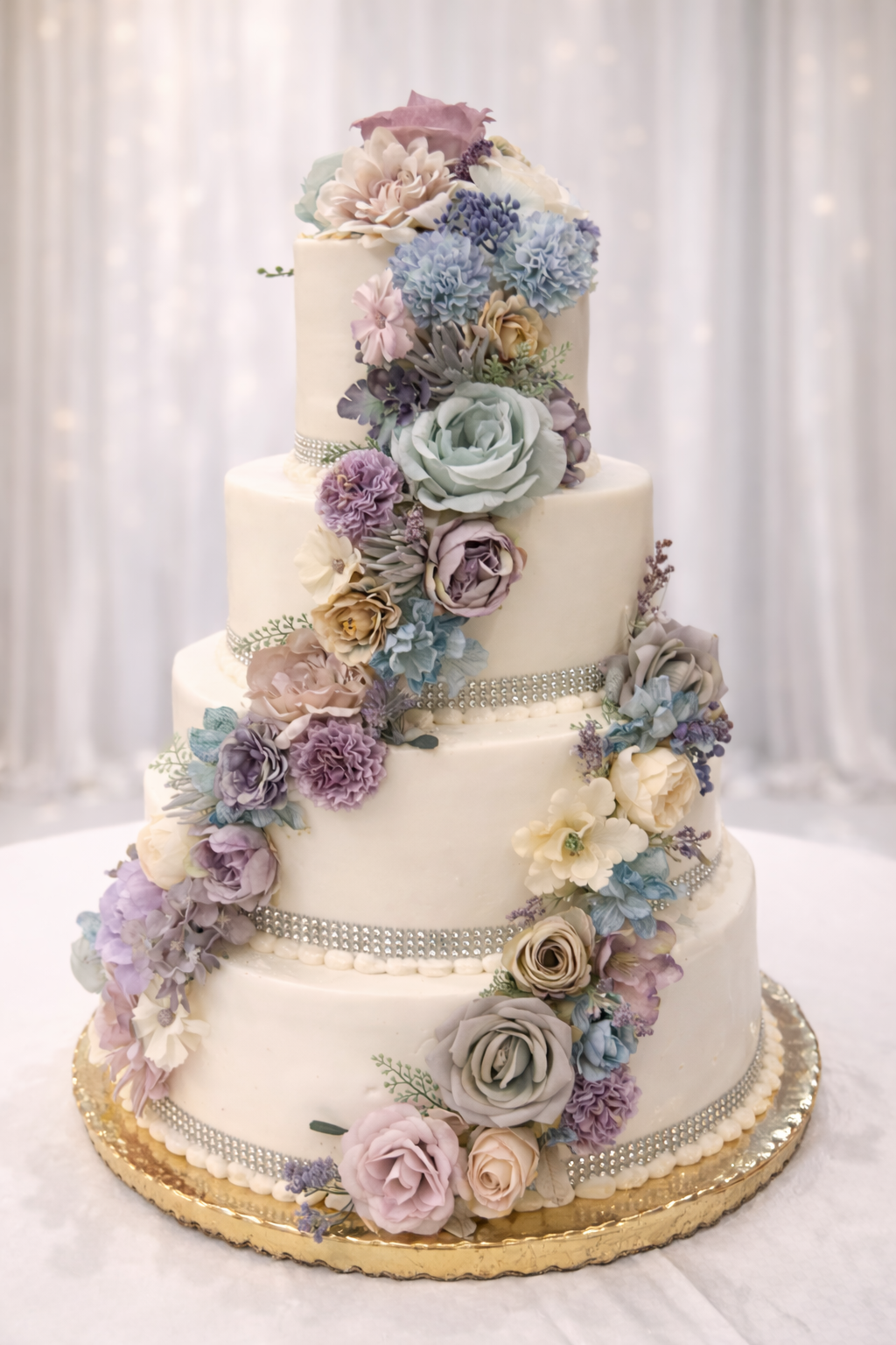 Pastel Garden Cascade Cake ($9 per person)