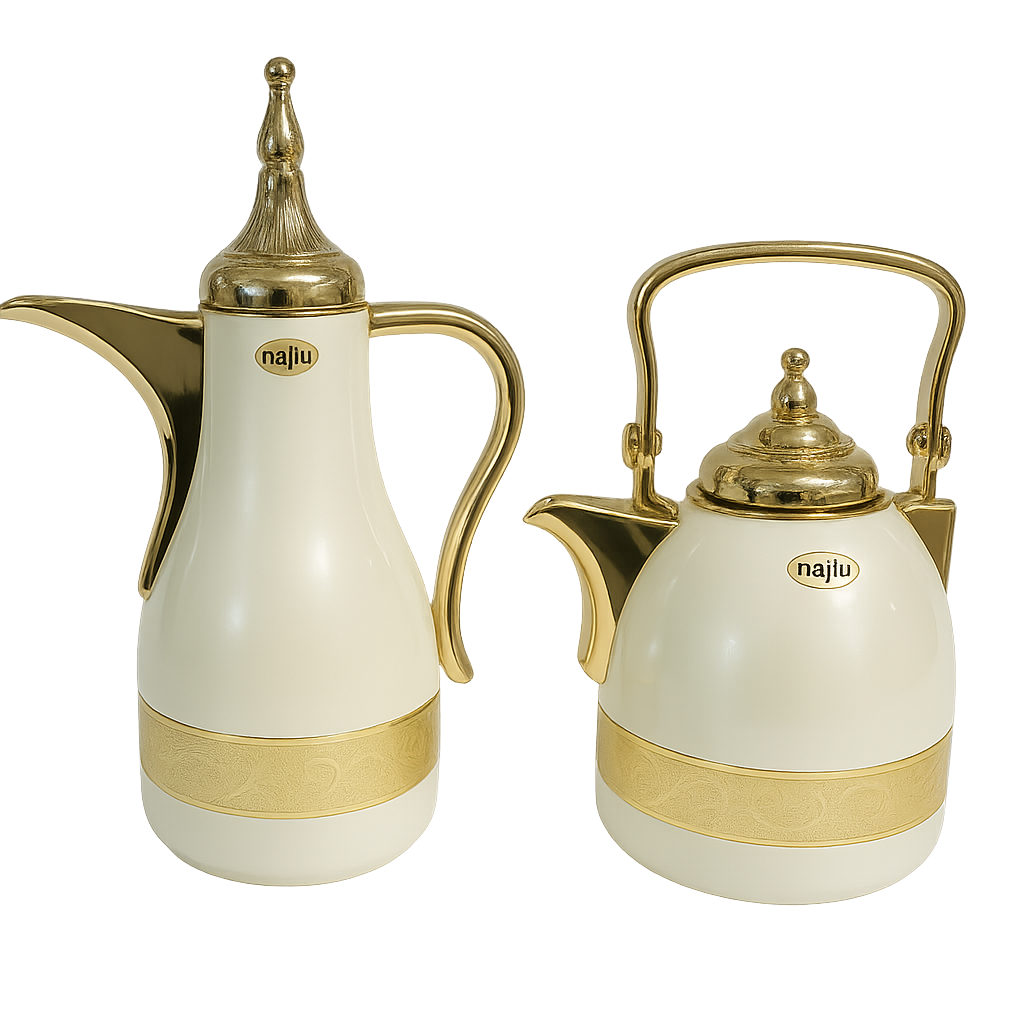 Najib Luxury Thermal Tea & Coffee Set – Gold Edition