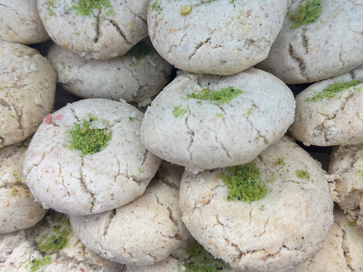 Afghan Pistachio Shortbread Cookies – 12.99/lb کلچه خطایی