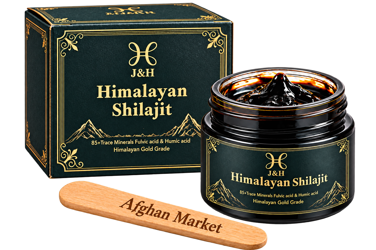 J&H Himalayan Shilajit Resin Premium Gold Grade, 30g