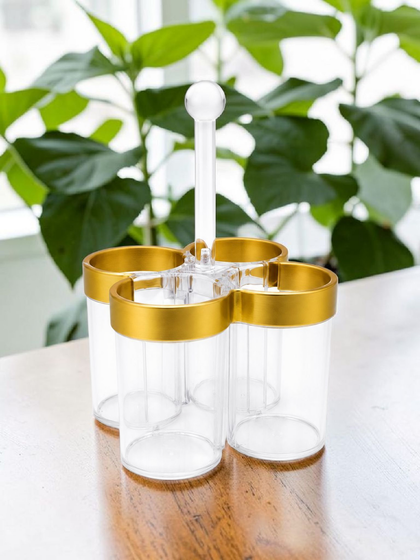 Luxe Gold Cutlery Caddy