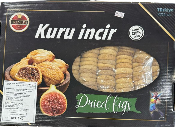 Premium Turkish Dried Figs – Kuru İncir 5 kg Box