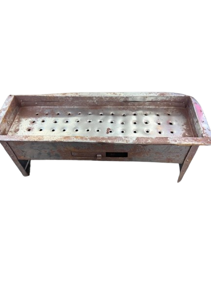 Traditional Charcoal BBQ Grill (Rustic Steel)