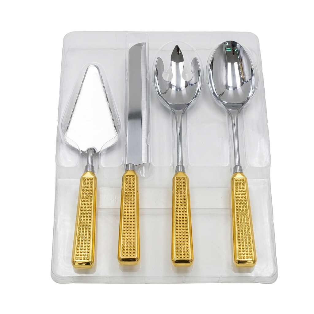 Royal Gold 4-Piece Serving Set