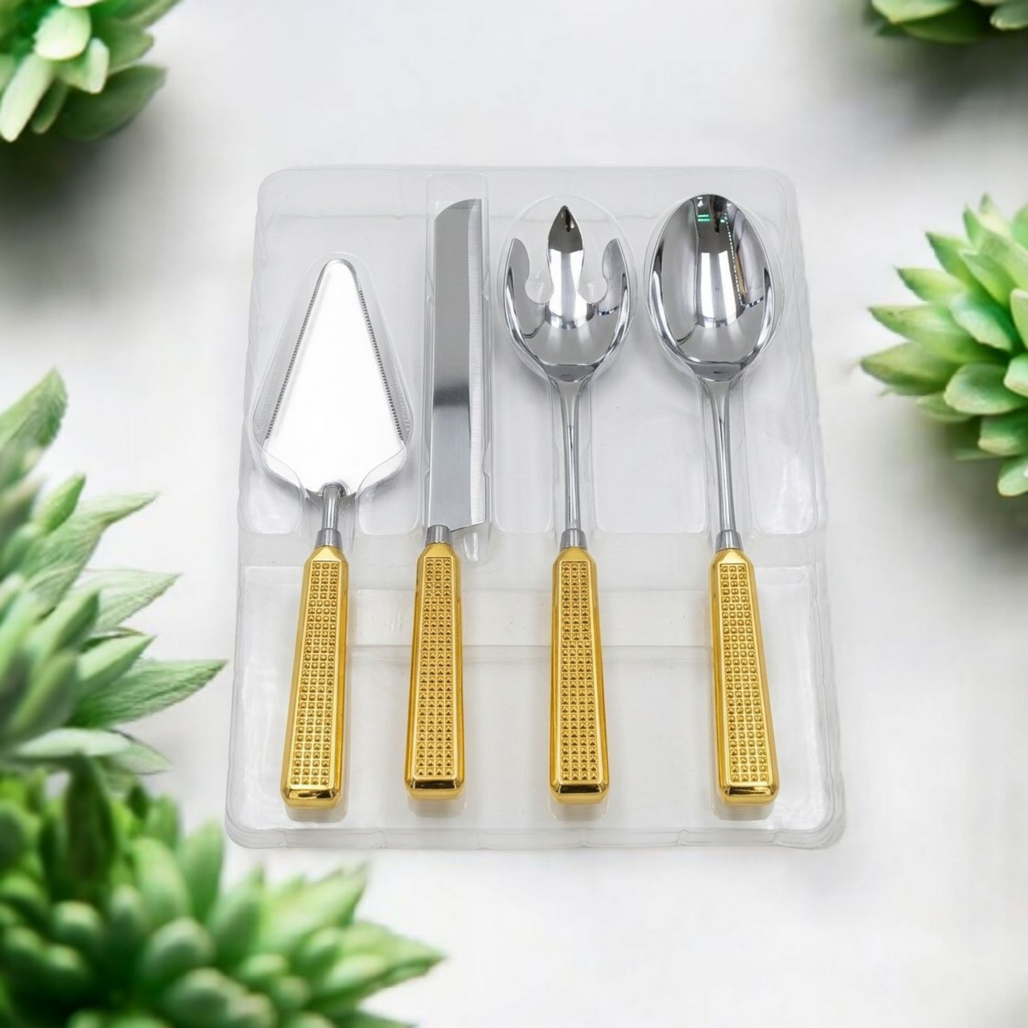Royal Gold 4-Piece Serving Set