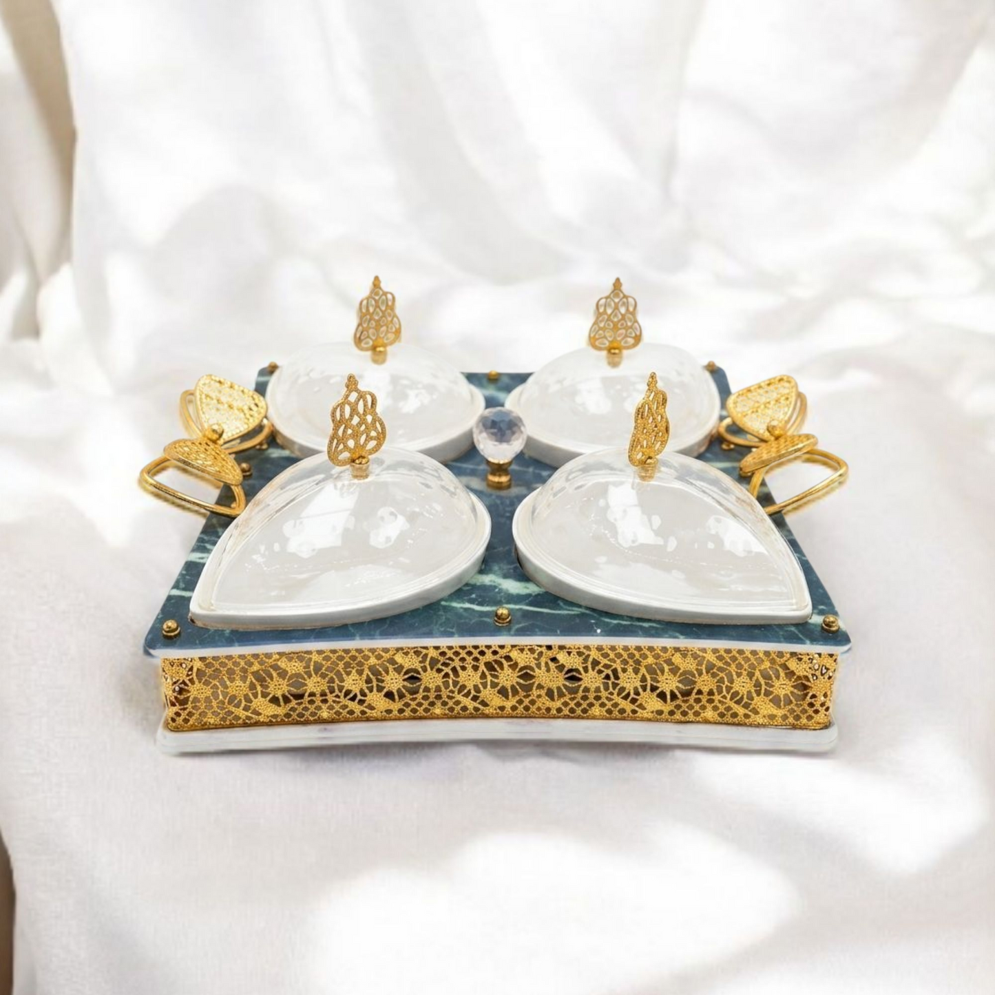 Royal Marble Ramadan Serving Set