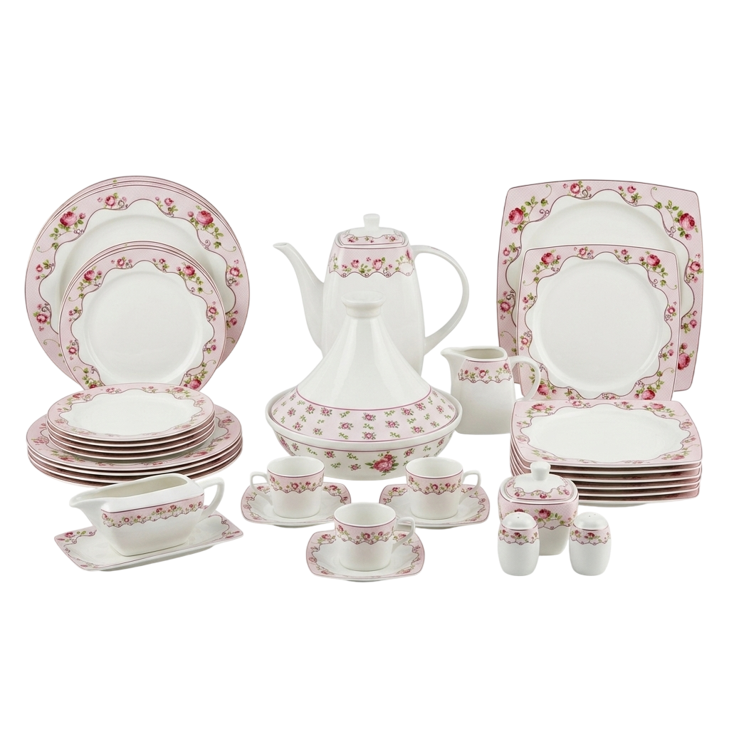 Rose Garden Porcelain Dinnerware Collection