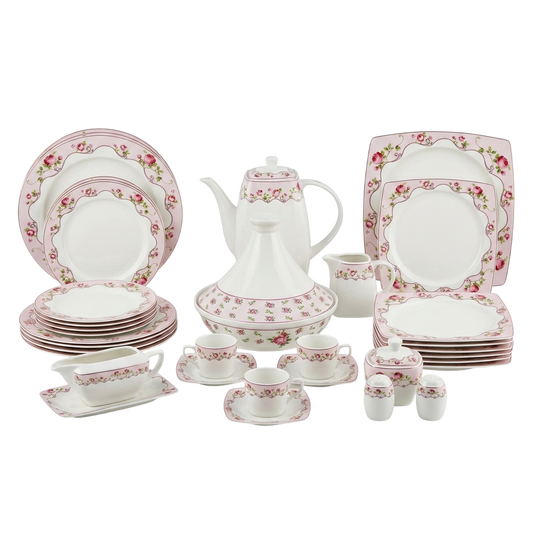Rose Garden Porcelain Dinnerware Collection