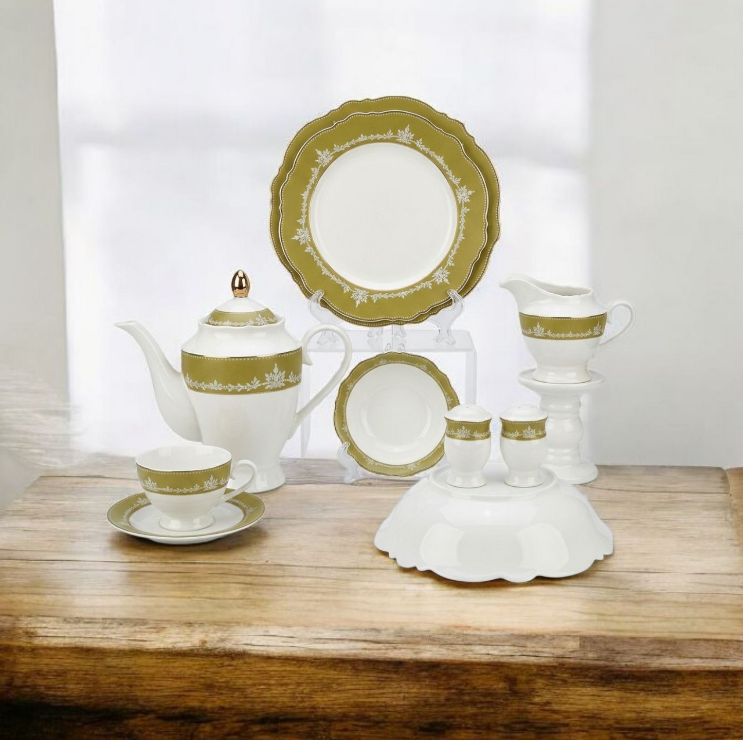 Olive Heritage Porcelain Dining Collection