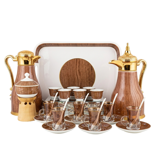 Royal Woodgrain Hospitality Set – 26 Piece