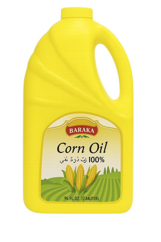 Baraka 100% Corn Oil – 96 FL OZ (2.84L)