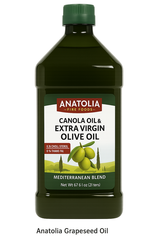 Anatolia Canola & Extra Virgin Olive Oil Blend – 2 Liters (67.6 fl oz)