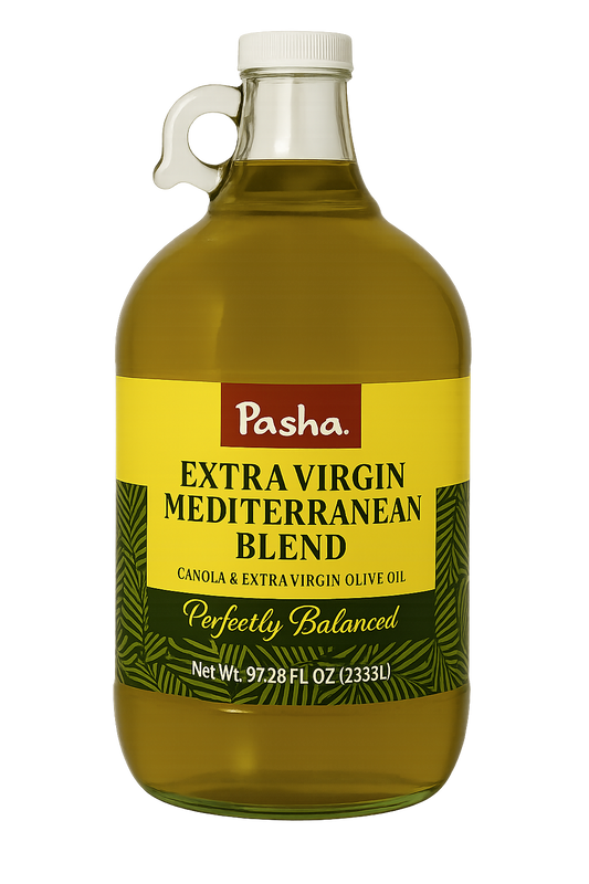 Pasha Extra Virgin Mediterranean Blend – 2.88 Liters (97.28 fl oz)