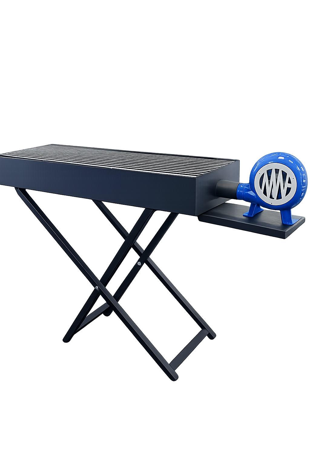Heavy-Duty Folding BBQ Grill with Air Blower