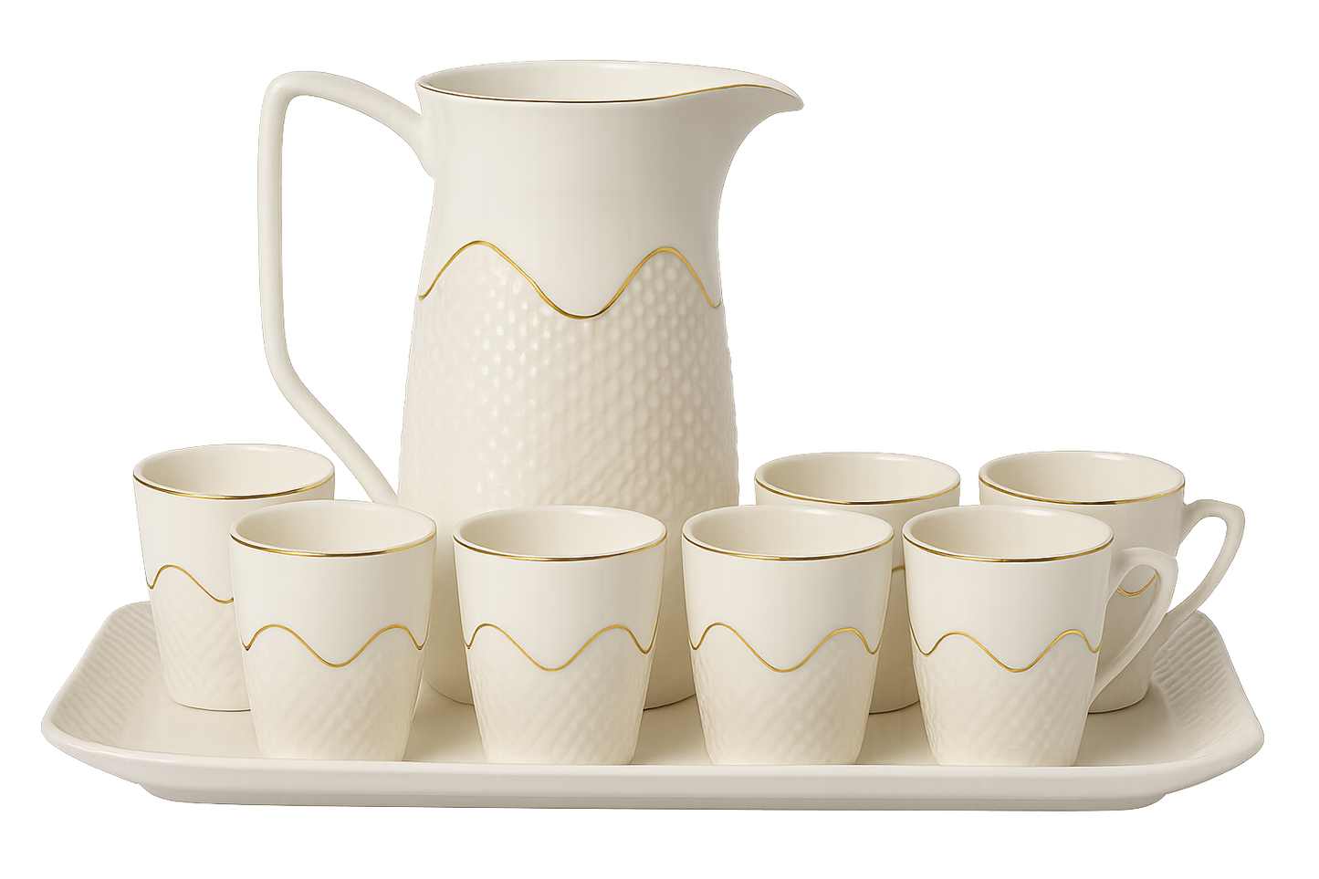 Afghan Rose Tea Set