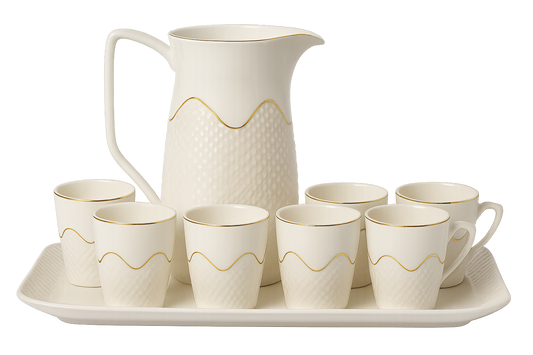 Afghan Rose Tea Set