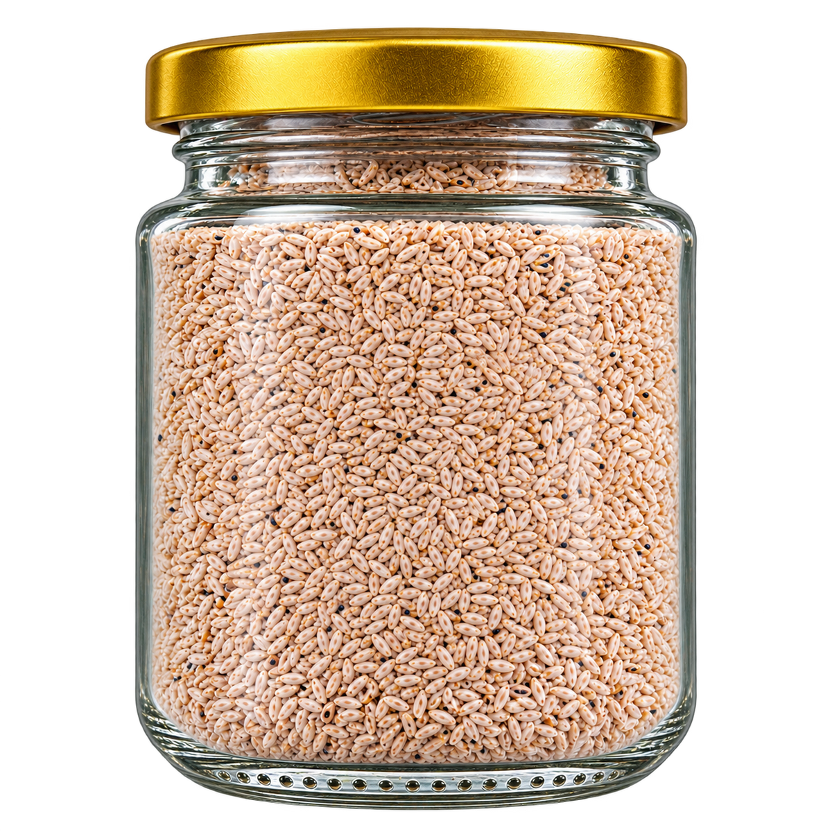 AL-KARIM Psyllium Seeds Whole Natural Psyllium Seeds, 3 oz Glass Jar