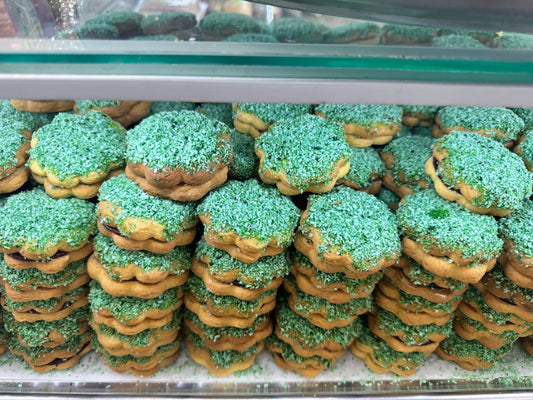 Afghan Green Coconut Sandwich Cookies – 12.99/lb