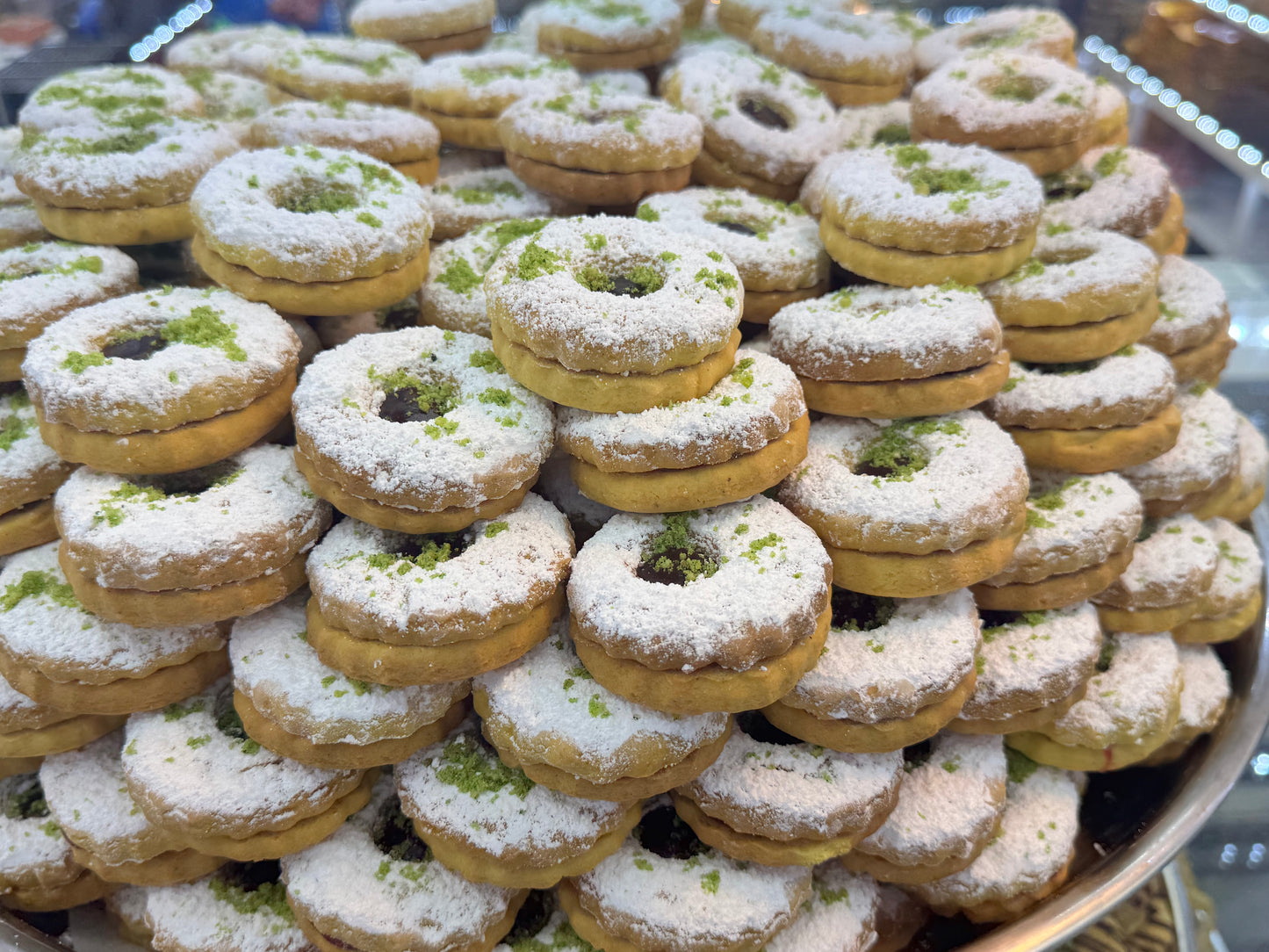 Afghan Powdered Sugar Jam Ring Cookies – 12.99/lb