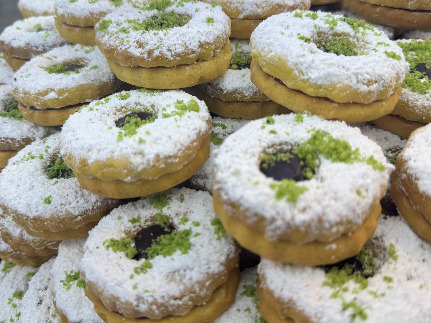 Afghan Powdered Sugar Jam Ring Cookies – 12.99/lb