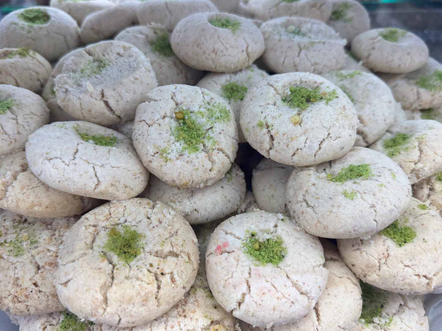 Afghan Pistachio Shortbread Cookies – 12.99/lb کلچه خطایی