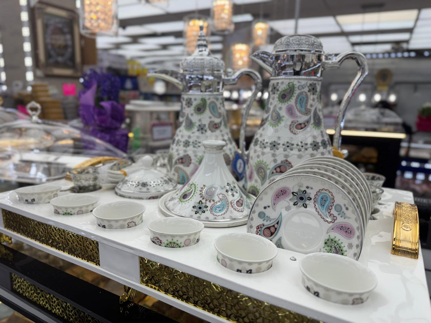 Luxury Afghan Tea & Coffee Serving Set – Complete Decorative Set
