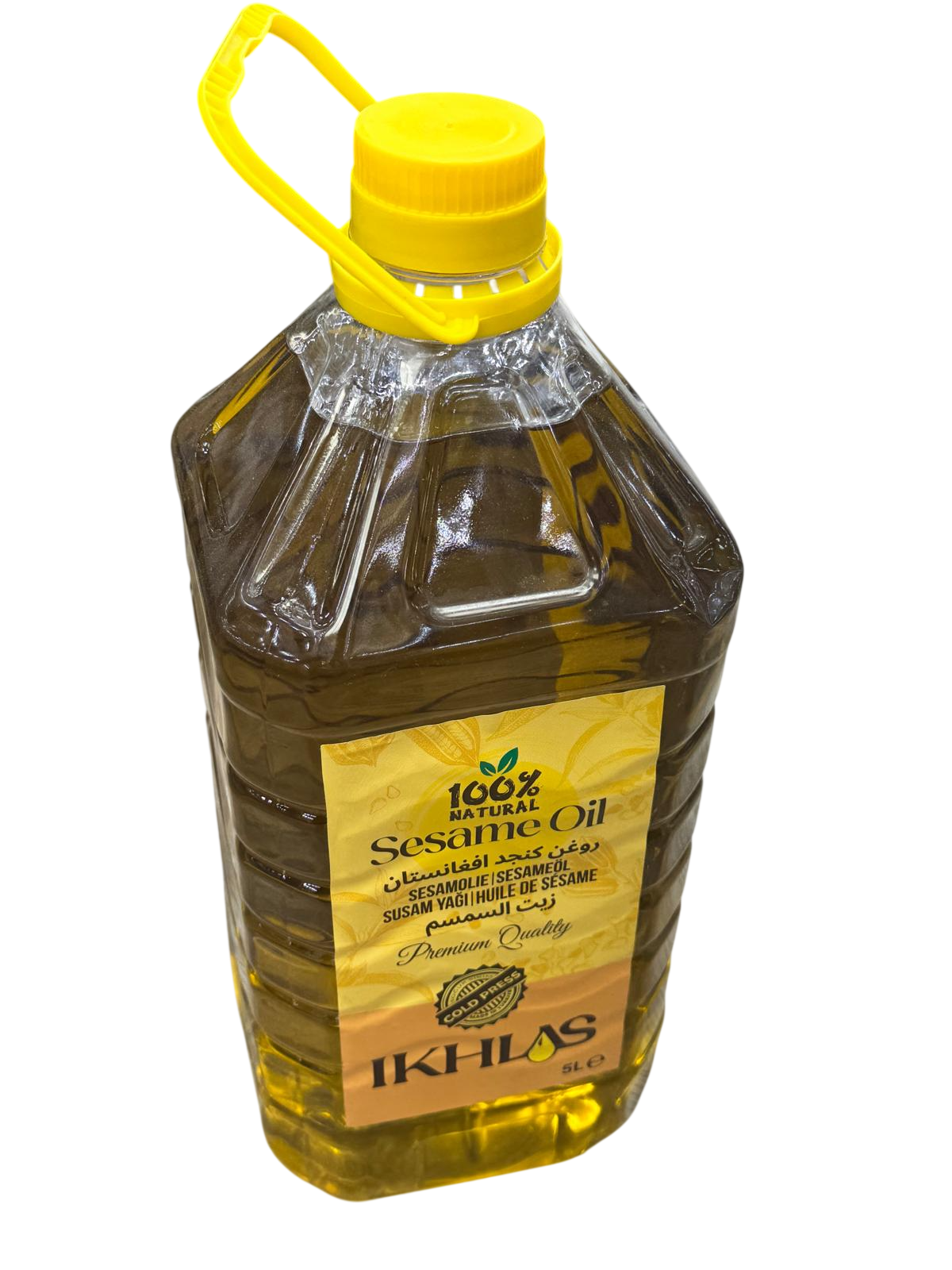 IKHLAS Premium Cold-Pressed Sesame Oil – 5L