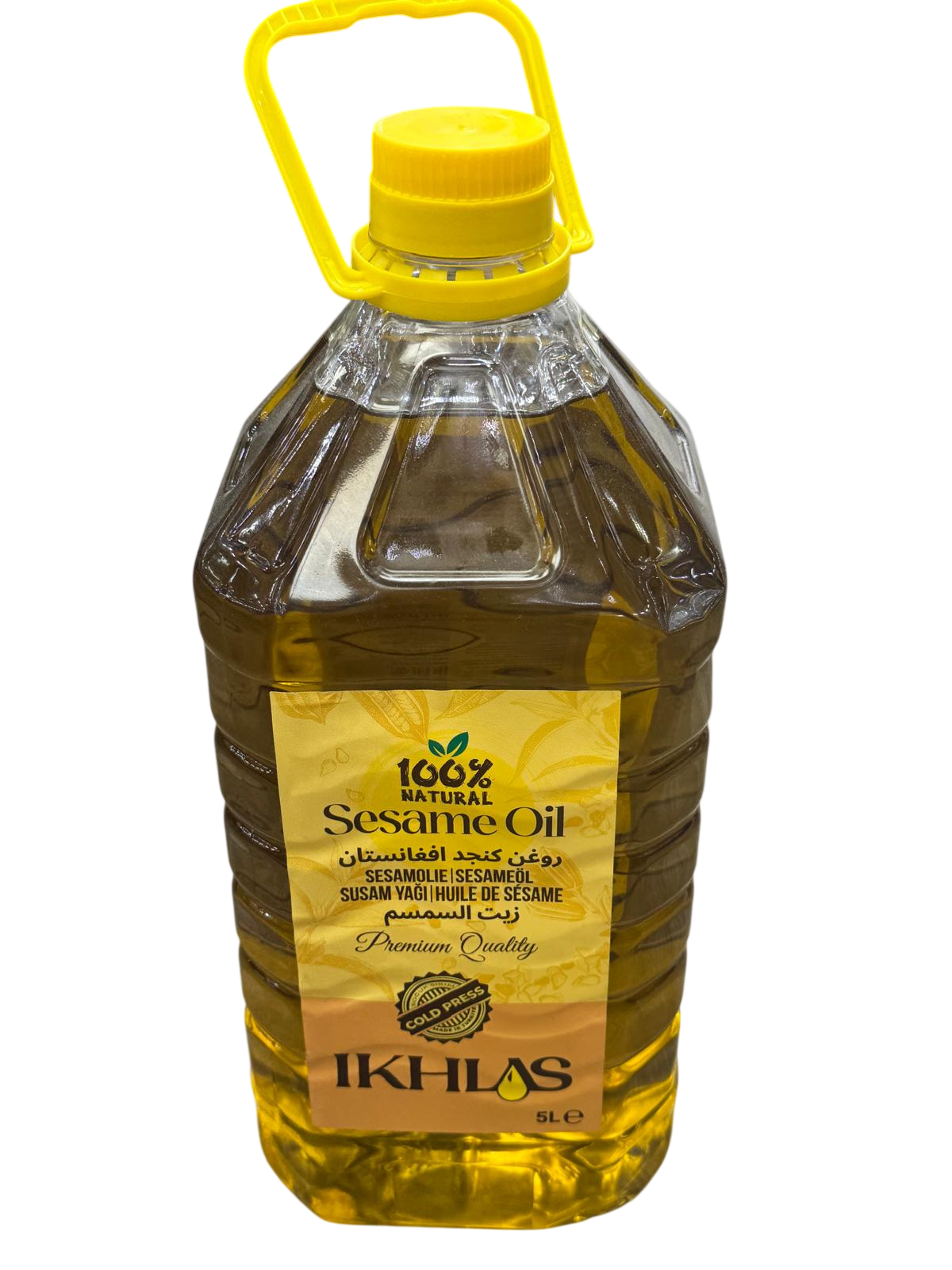 IKHLAS Premium Cold-Pressed Sesame Oil – 5L