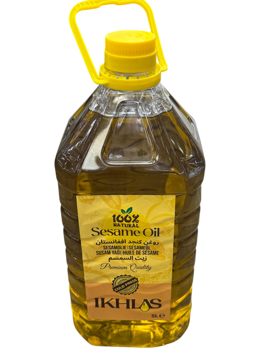 IKHLAS Premium Cold-Pressed Sesame Oil – 5L
