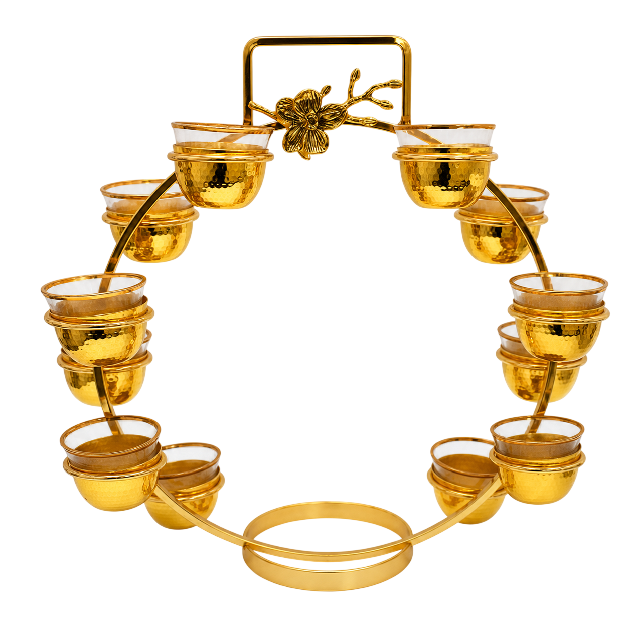 Luxury Gold Candle Holder Set