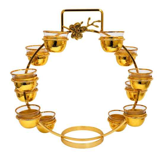 Luxury Gold Candle Holder Set