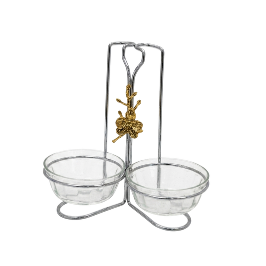 Luxury Double Dip Bowl Set