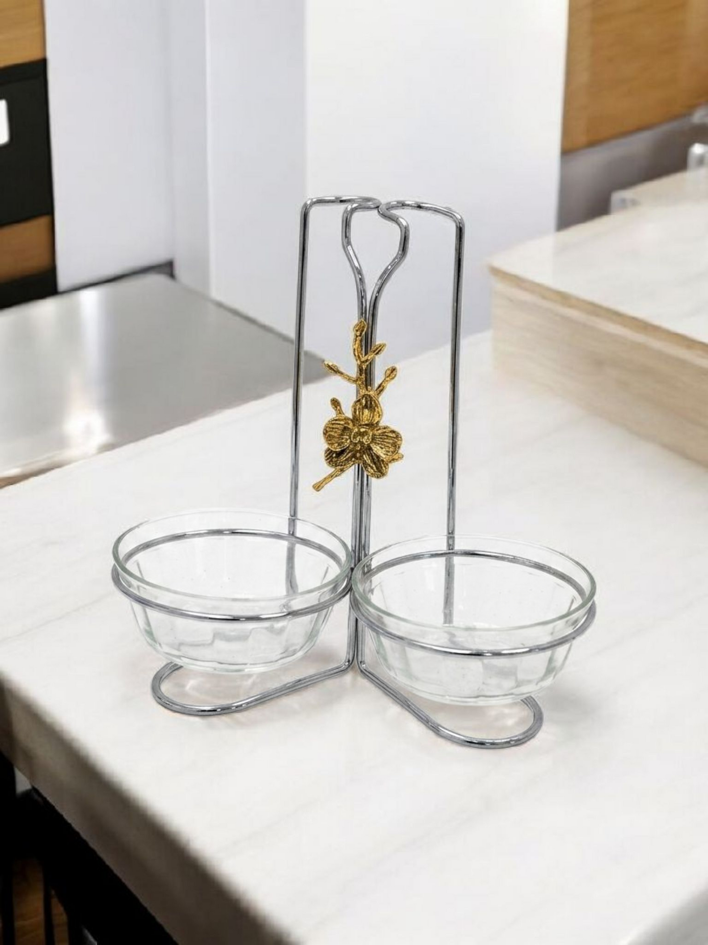 Luxury Double Dip Bowl Set