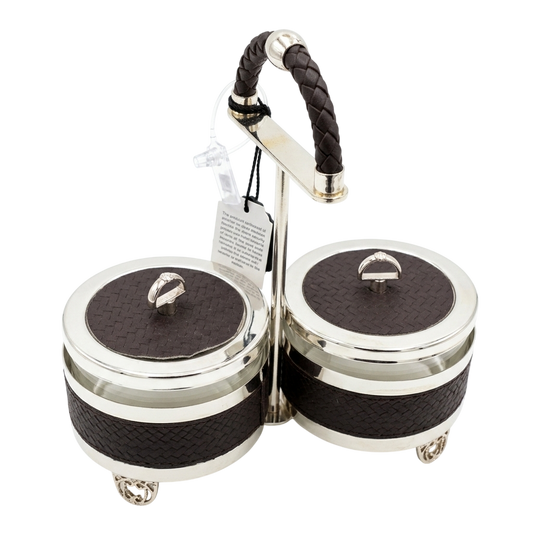 Luxury Double Snack Server