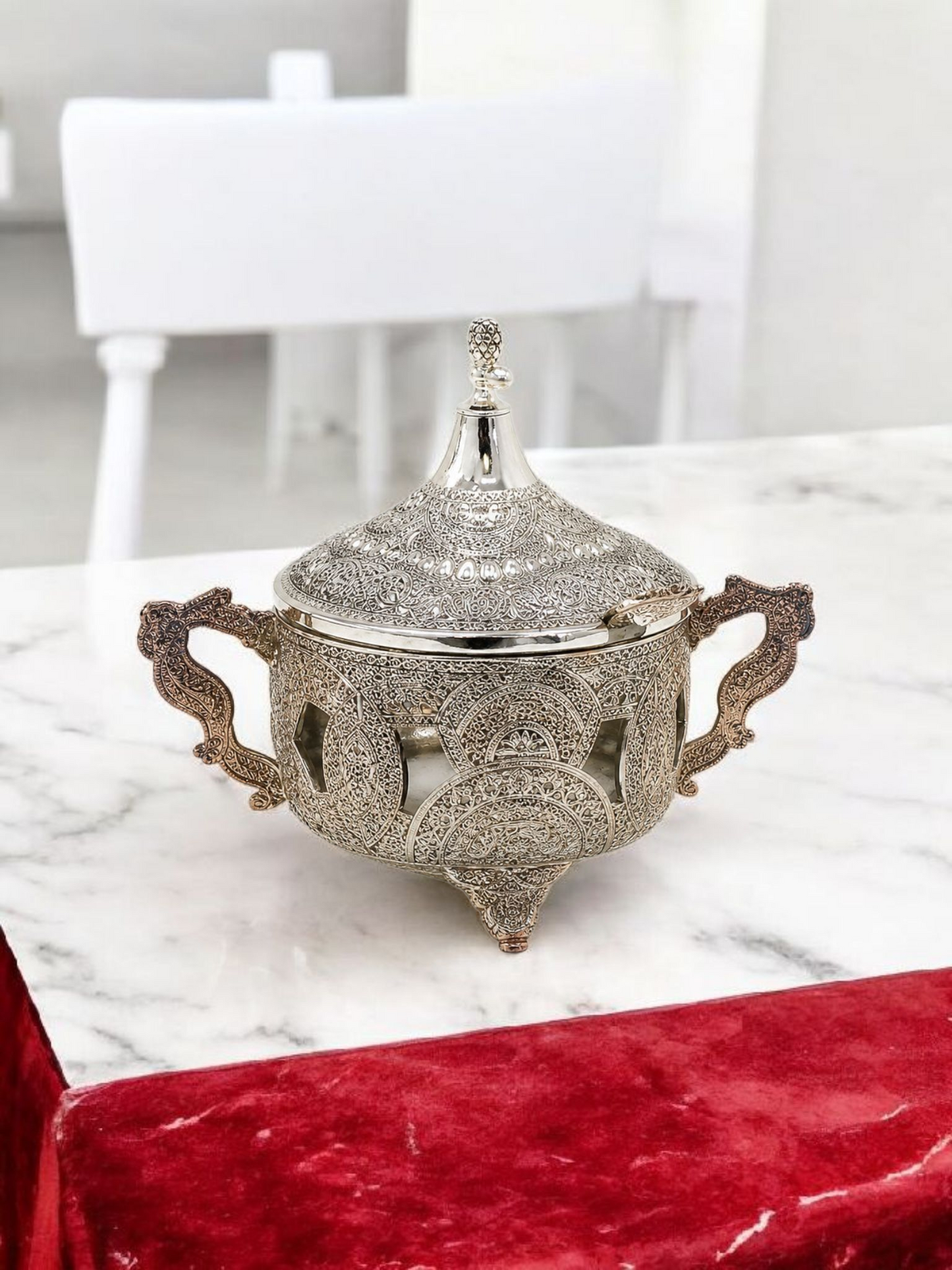 Luxury Silver Incense Burner