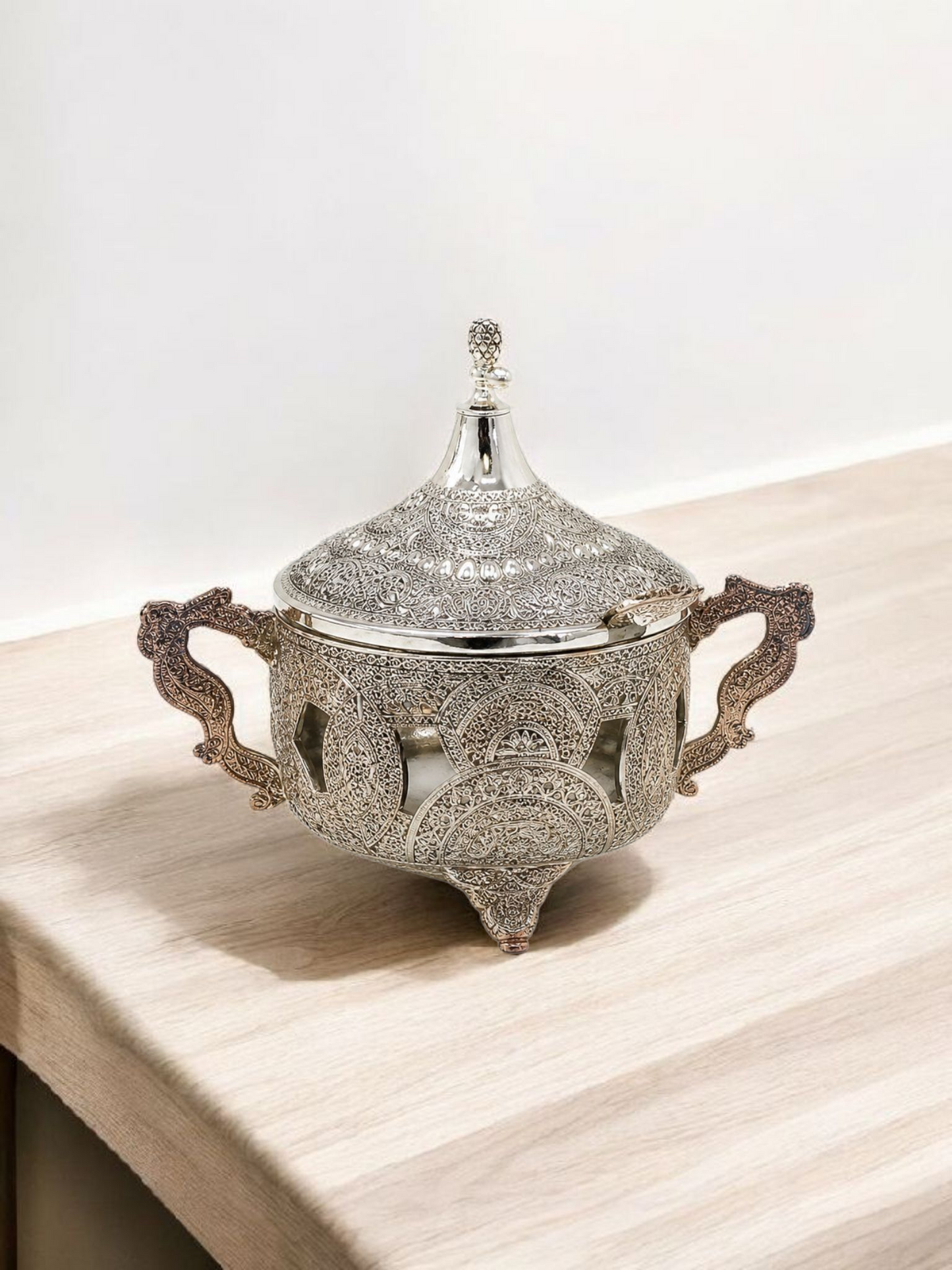 Luxury Silver Incense Burner