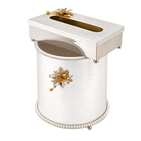 Luxury Pearl Decorative Storage Bin