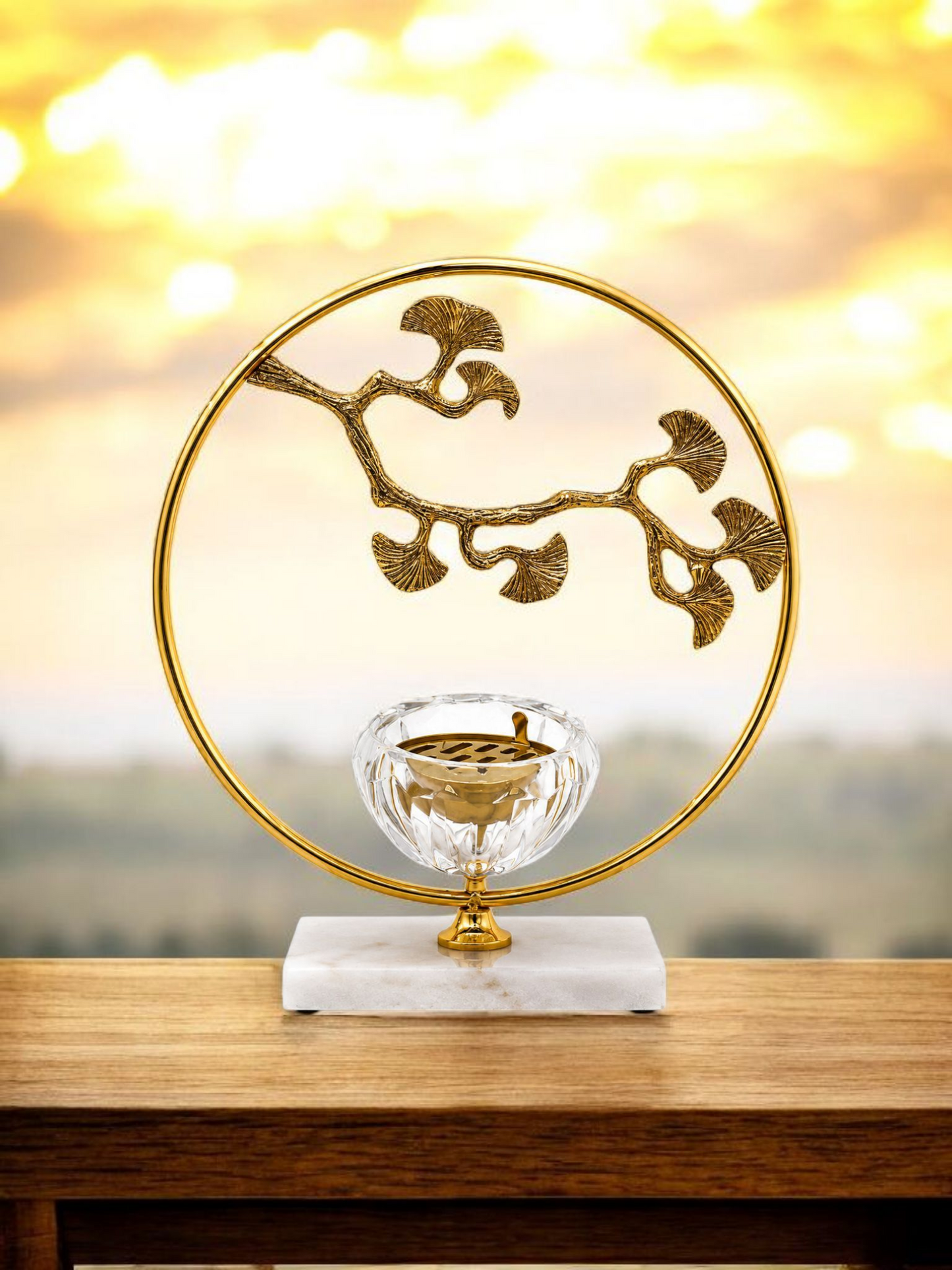 Luxury Gold Incense Burner