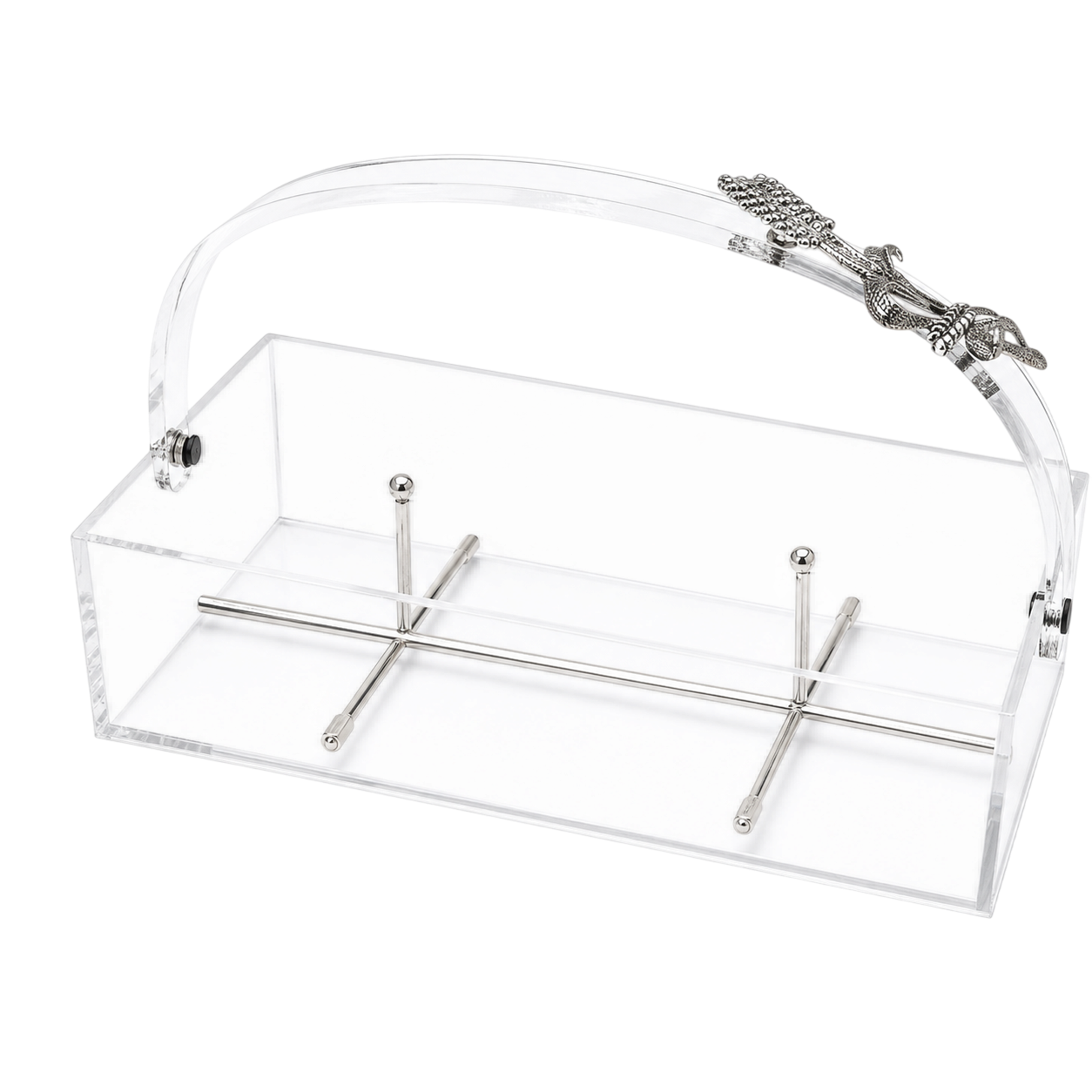 Luxury Clear Acrylic Organizer Basket