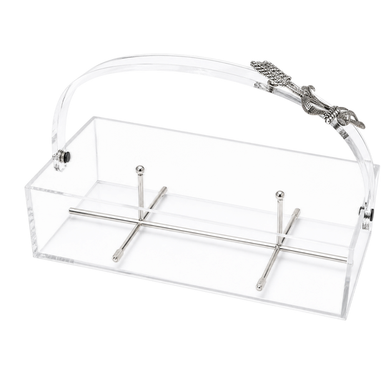 Luxury Clear Acrylic Organizer Basket