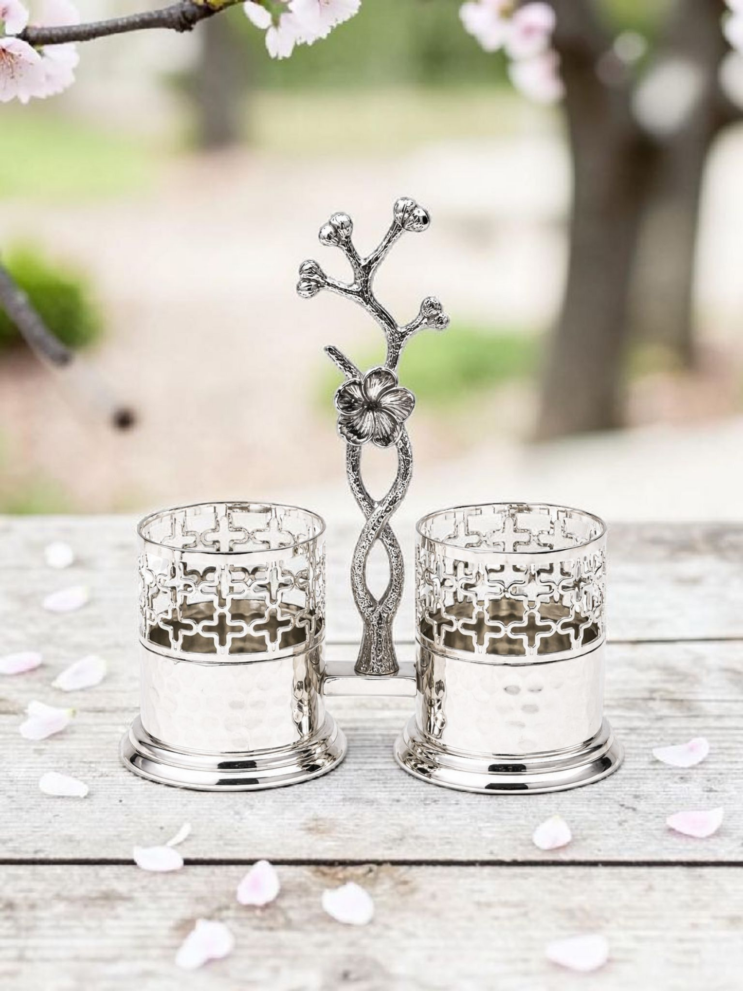 Luxury Silver Cutlery Holder