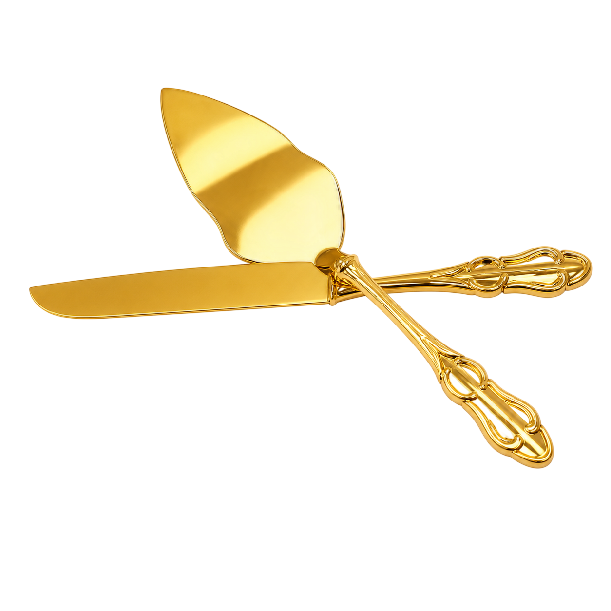 Royal Gold Cake Server Set
