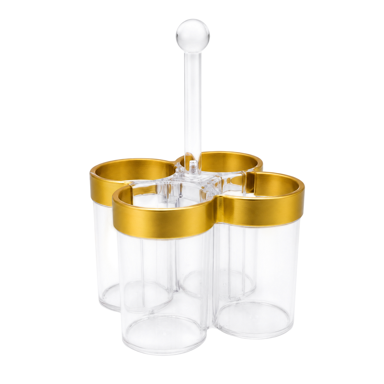 Luxe Gold Cutlery Caddy
