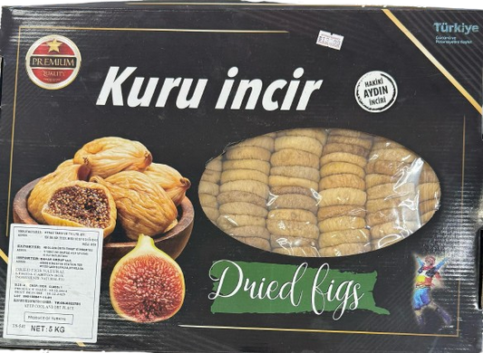 Premium Turkish Dried Figs – Kuru İncir 5 kg Box